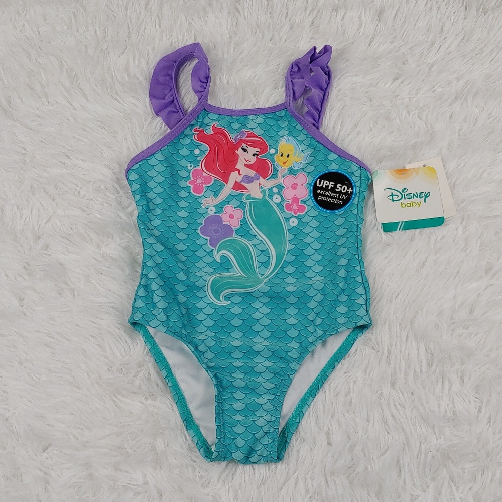NEW Little Mermaid Disney Swimsuit Baby 24M